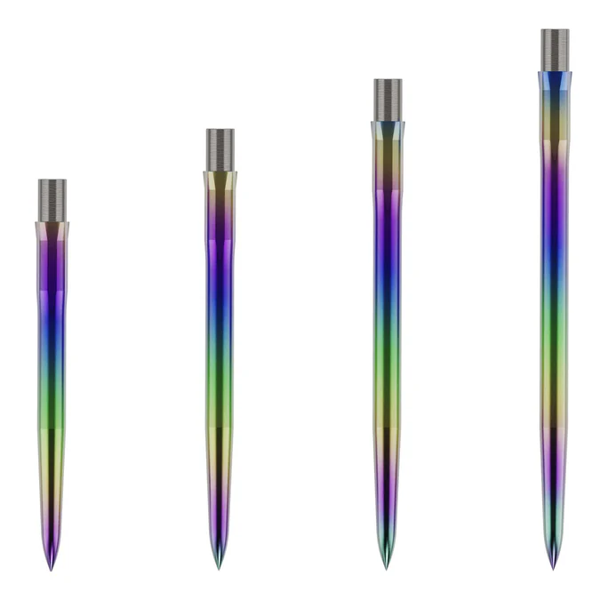 Caliburn Evo Dart Points – Smooth – Rainbow