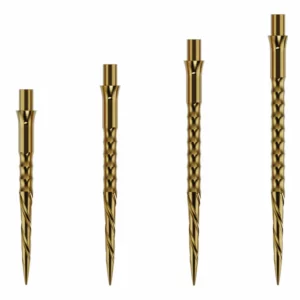 Caliburn Evo Dart Points – Spiro – No Lip – Gold