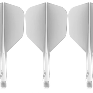 CALIBURN – SUP Flights – Moulded Flight & Shaft – Standard No6 – Hvid