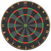 Bull’s Advantage Black Dartskive