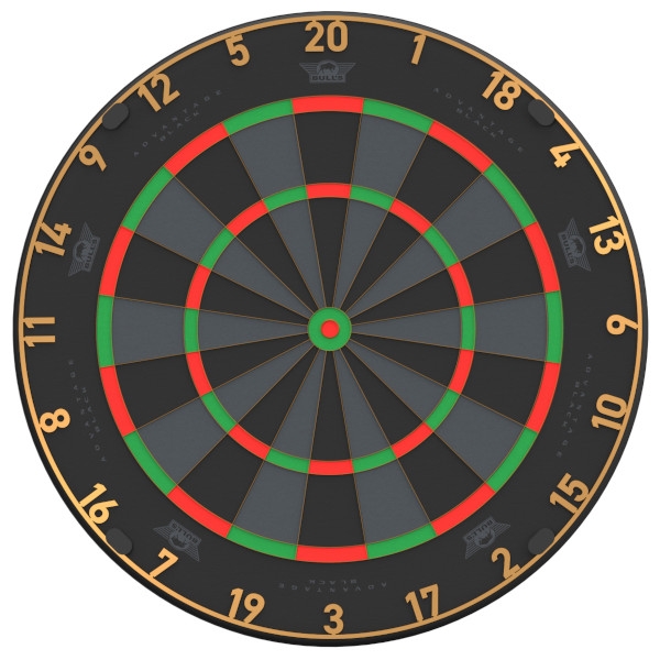 Bull’s Advantage Black Dartskive