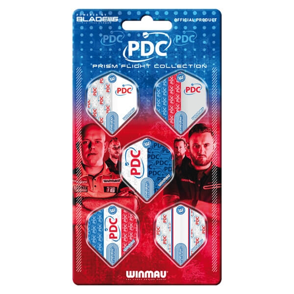 Winmau PDC Prism Flights – 5 pack