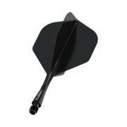 Winmau Fusion Flights – Sort, Kort
