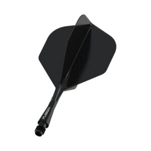 Winmau Fusion Flights – Sort, Kort