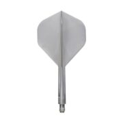 Condor Axe Flights Std. – Metallic Sølv, Kort